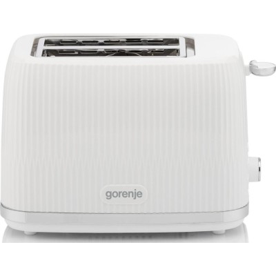 Тостер Gorenje, 850Вт, пластик/метал, білий (T850DPW)