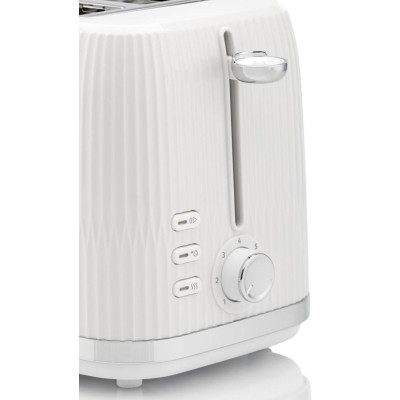 Тостер Gorenje, 850Вт, пластик/метал, білий (T850DPW)