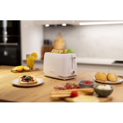 Тостер Gorenje, 850Вт, пластик/метал, білий (T850DPW)