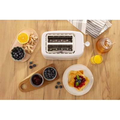 Тостер Gorenje, 850Вт, пластик/метал, білий (T850DPW)