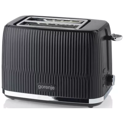 Тостер Gorenje, 850Вт, пластик/метал, чорний (T850DPB)