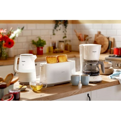 Тостер Philips Daily Collection 1000Вт, 1 відділення, пластик, білий (HD2590/00)
