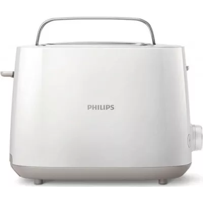 Тостер Philips Daily Collection 830Вт, кришка від пилу, пластик, білий (HD2582/00)