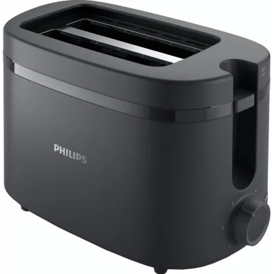 Тостер Philips Essentials Collection 650Вт, пластик, темно-сірий (HD2510/90)