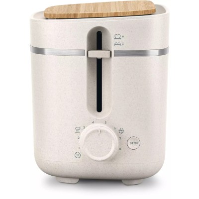 Тостер Philips Series Eco Conscious Edition 830Вт, кришка від пилу, пластик, білий (HD2640/10)