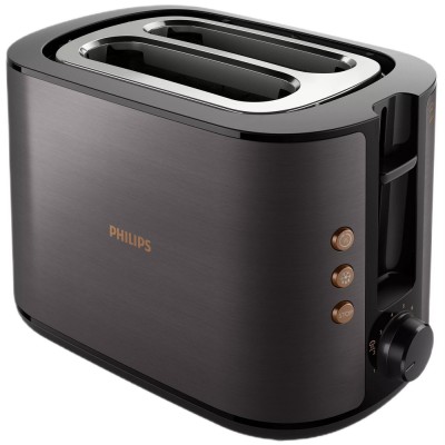 Тостер Philips Viva Collection 950Вт, нержав., підігрів,разморозка (HD2650/30)