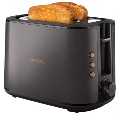 Тостер Philips Viva Collection 950Вт, нержав., підігрів,разморозка (HD2650/30)