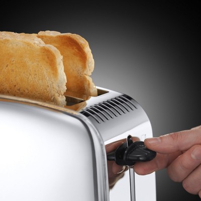 Тостер Russell Hobbs Chester 1670Вт, підігрів, метал. (23310-56)