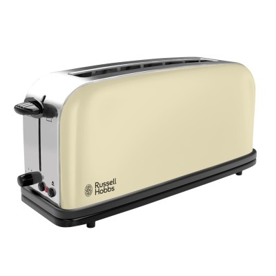 Тостер Russell Hobbs Classic, 1100Вт, довгі слоти, метал, бежевий (21395-56)