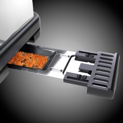 Тостер Russell Hobbs Classic, 1100Вт, довгі слоти, метал, бежевий (21395-56)