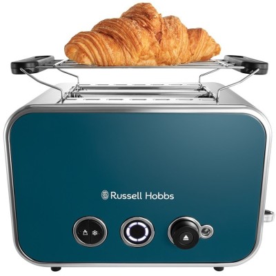 Тостер Russell Hobbs Distinctions 2-Slice 1670Вт, підігрів, розморожування, пластик, синій (26431-56)
