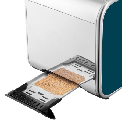 Тостер Russell Hobbs Distinctions 2-Slice 1670Вт, підігрів, розморожування, пластик, синій (26431-56)