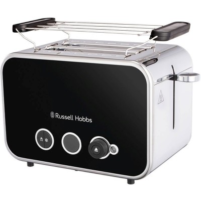 Тостер Russell Hobbs Distinctions 2-Slice 1670Вт, підігрів, розморожування, пластик, чорний (26430-56)