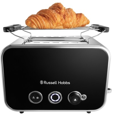 Тостер Russell Hobbs Distinctions 2-Slice 1670Вт, підігрів, розморожування, пластик, чорний (26430-56)