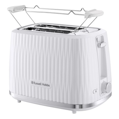 Тостер Russell Hobbs Eden 800Вт, пластик, підігрів,разморозка, білий (27370-56)