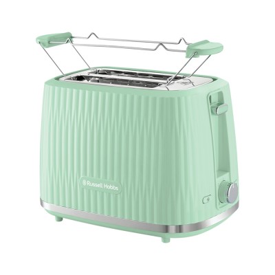 Тостер Russell Hobbs Eden 800Вт, пластик, підігрів,разморозка, фісташковий (27374-56)