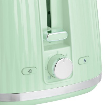 Тостер Russell Hobbs Eden 800Вт, пластик, підігрів,разморозка, фісташковий (27374-56)