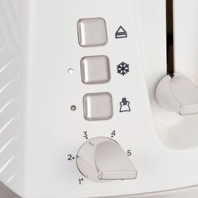 Тостер Russell Hobbs GrooWe 2 Slice 850Вт, підігрів, розморож., пластик, білий (26391-56)