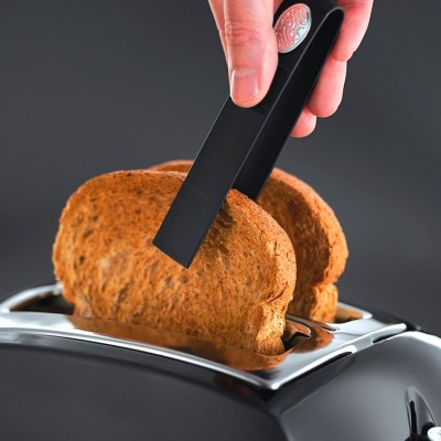 Тостер Russell Hobbs Textures 850Вт, пластик, чорний (22601-56)