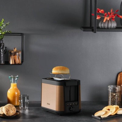Тостер Tefal Coppertinto 850Вт, розморожування, метал, бронзовий (TT430G10)