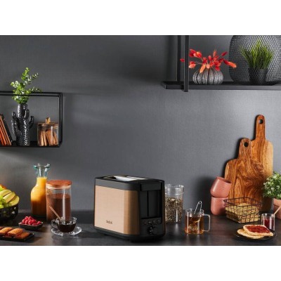 Тостер Tefal Coppertinto 850Вт, розморожування, метал, бронзовий (TT430G10)