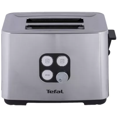 Тостер Tefal Cube 900Вт, метал/пластик, чорний (TT420D30)