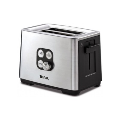 Тостер Tefal Cube 900Вт, метал/пластик, чорний (TT420D30)