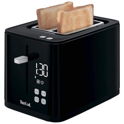 Тостер Tefal Digital 850Вт, LED дисплей, пластик, чорний (TT640810)