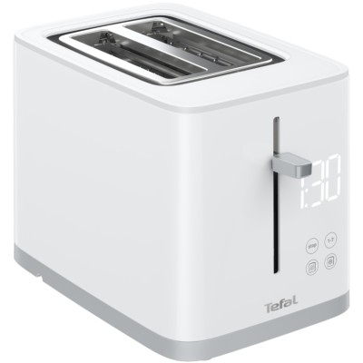 Тостер Tefal Sense 850Вт, LED дисплей, метал/пластик, білий (TT693110)
