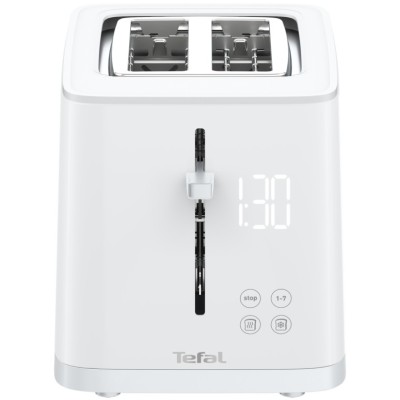 Тостер Tefal Sense 850Вт, LED дисплей, метал/пластик, білий (TT693110)