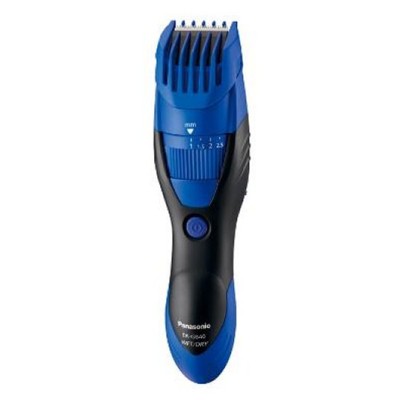 Тример Panasonic, для бороди і вусів, акум., насадок-1, сталь, чорно-синій (ER-GB40-A520)