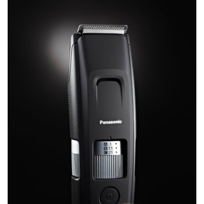 Тример Panasonic, для бороди і вусів, мережа+акум., насадок-4, сталь, чорний (ER-GB96-K520)