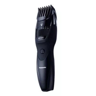 Тример Panasonic, для бороди, вусів, окантовки, акум., роторний мотор, насадок-1, сталь, чорний (ER-GB42-K520)