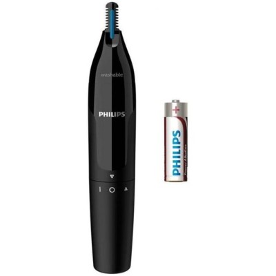 Тример Philips Series 1000, для носа та вух, 1хАА, сталь, чорний (NT1650/16)