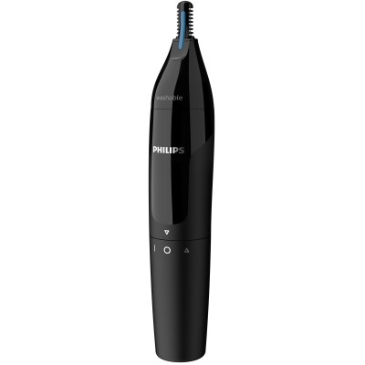 Тример Philips Series 1000, для носа та вух, 1хАА, сталь, чорний (NT1650/16)