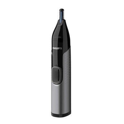 Тример Philips Series 3000, 1хАА, насадок-2, сталь, чорний (NT3650/16)