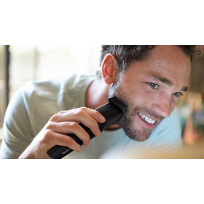 Тример Philips Series 3000, для бороди, вусів, голови та тіла, акум., насадок-1, сталь, чорний (BT3234/15)
