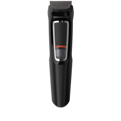 Тример Philips Series 3000, для бороди, вусів, носа та голови, акум., роторний мотор, насадок-5, сталь, чорний (MG3740/15)