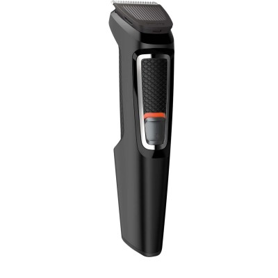 Тример Philips Series 3000, для бороди, вусів, носа та голови, акум., роторний мотор, насадок-5, сталь, чорний (MG3740/15)