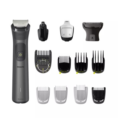 Тример Philips Series 7000, для обличчя, голови, тіла, акум., насадок-15, сталь, чорний (MG7925/15)