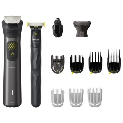 Тример Philips Series 9000, для бороди, вусів, голови та тіла, акум., насадок-13, сталь, сірий (MG9530/15)