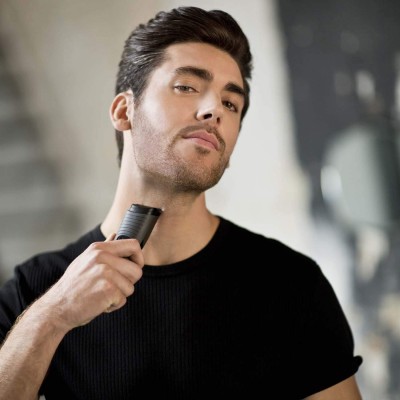 Тример Remington Beard Boss Pro, для бороди і вусів, акум., титан.напил., чорний (MB4131)