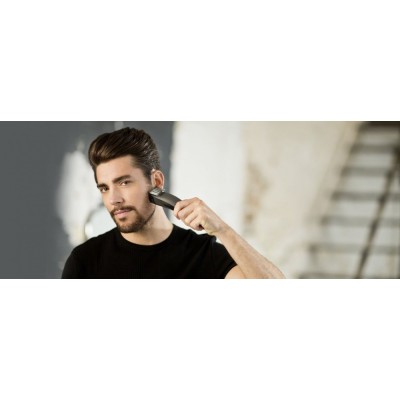 Тример Remington Beard Boss Pro, для бороди і вусів, акум., титан.напил., чорний (MB4131)