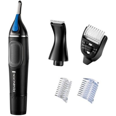Тример Remington Nano Series Lithium, для носа та вух, ААx1, насадок-4, сталь, чорно-синій (NE3870)