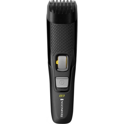 Тример Remington Style Series, для бороди і вусів, АААх2, роторний мотор, чохол, сталь, чорний (MB3000)