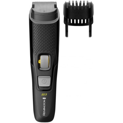 Тример Remington Style Series, для бороди і вусів, АААх2, роторний мотор, чохол, сталь, чорний (MB3000)