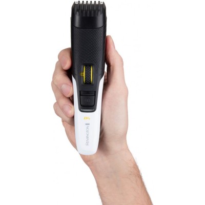 Тример Remington Style Series, для бороди і вусів, акум., роторний мотор, сталь, чорно-білий (MB4000)