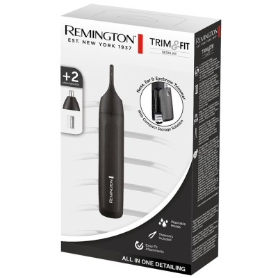 Тример Remington Trim & Fit, ААх1, вібраційний мотор, насадок-3, чохол, титан.напил., чорний (NE8000)