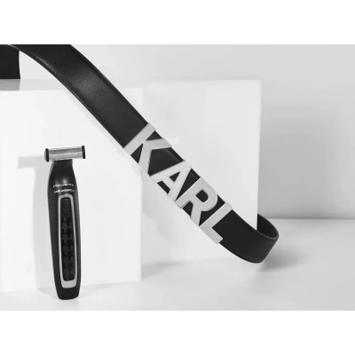 Тример Rowenta & Karl Lagerfeld Forever Sharp, для бороди, вусів, акум., роторний мотор, насадок-4, титан.напил., чорний (TN602L