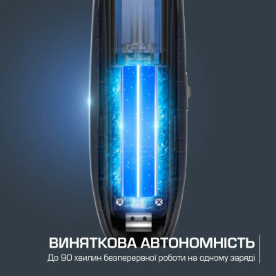 Тример Rowenta Barber Experience, для голови, бороди, мережа+акум., роторний мотор, насадок-5, нержавіюча сталь з покриттям DLC,